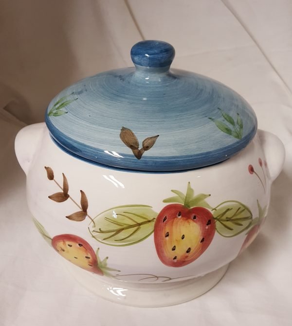 Scatola in ceramica decorativa con coperchio - immagine 5