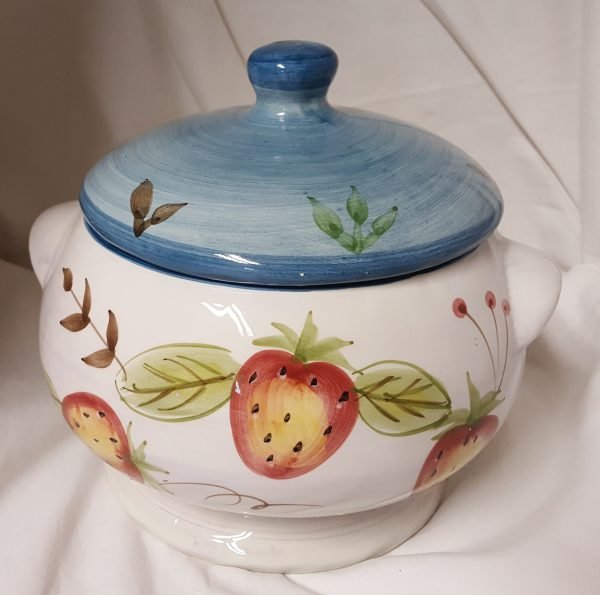 Scatola in ceramica decorativa con coperchio - immagine 4