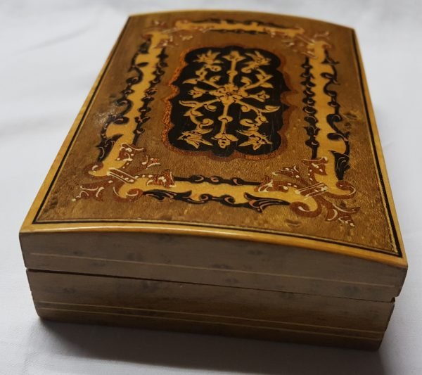 Scatola portagioie in legno - fatto a mano. - immagine 4