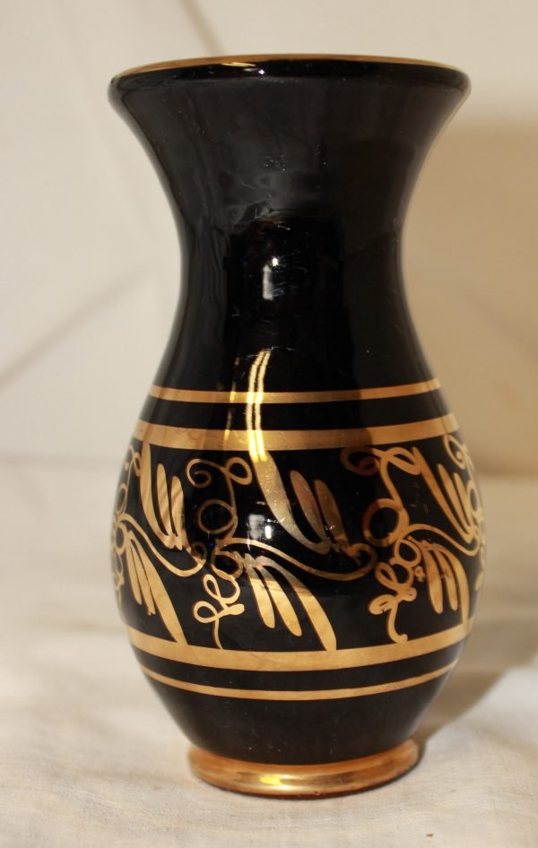 Vaso decorativo in ceramica, disegno a mano- offerta speciale.
