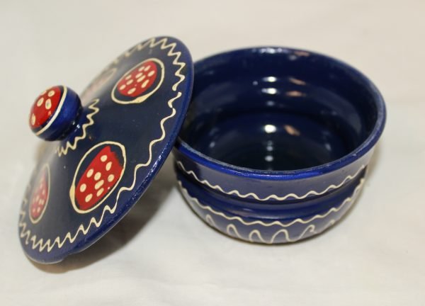Scatola in ceramica decorativa con coperchio - immagine 3
