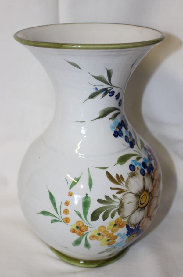Vaso decorativo in ceramica, disegno a mano. - immagine 3