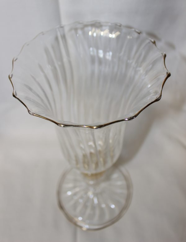 Vaso decorativo in vetro, fatto a mano. - immagine 2