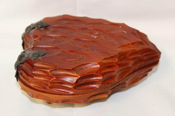 Scatola portagioie in legno, fatto a mano - immagine 5