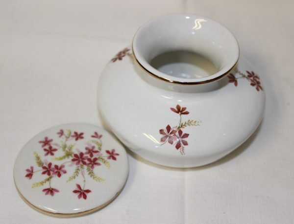 Vaso decorativo di ceramico con coperchio - immagine 2