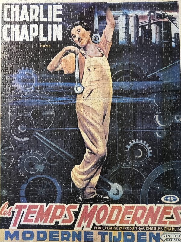 Quadro Puzzle Charlie Chaplin