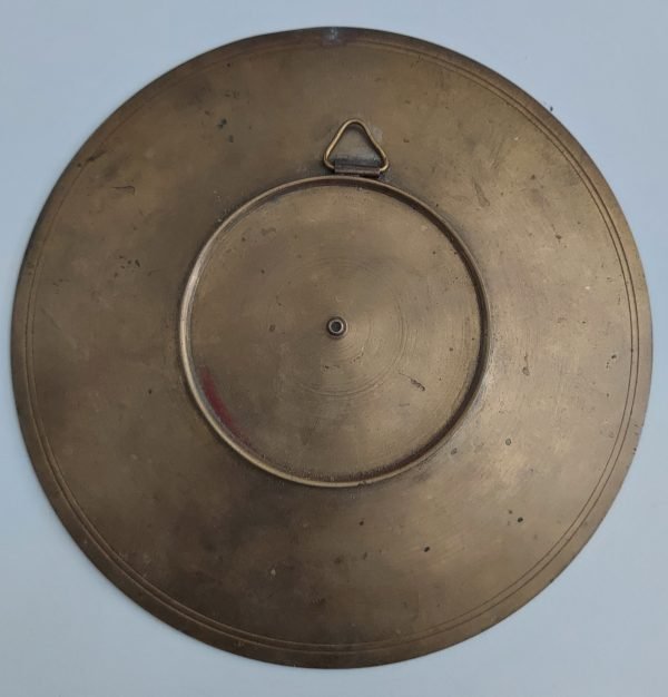 Piatto in ottone smaltato - immagine 2