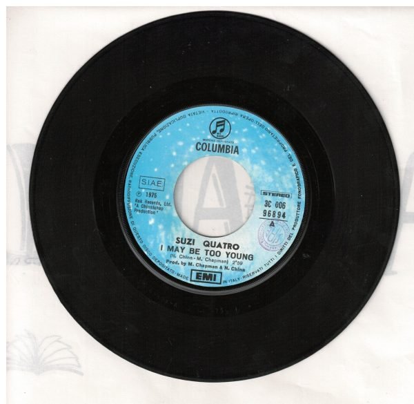 Suzi Quatro :"I may be too Young" 45 giri - immagine 3