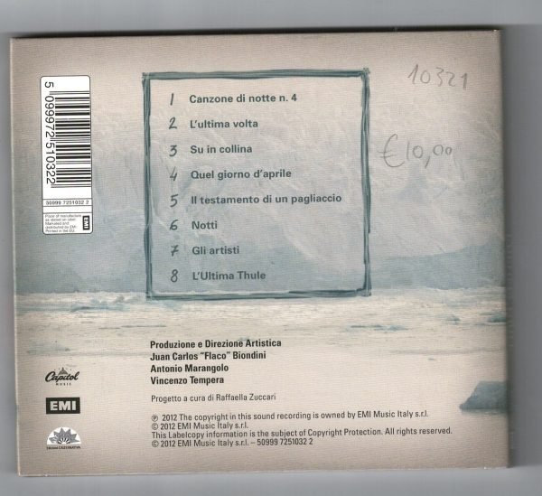 Francesco Guccini  "L'ultima Thule" (  cd digipack apribile) - immagine 2