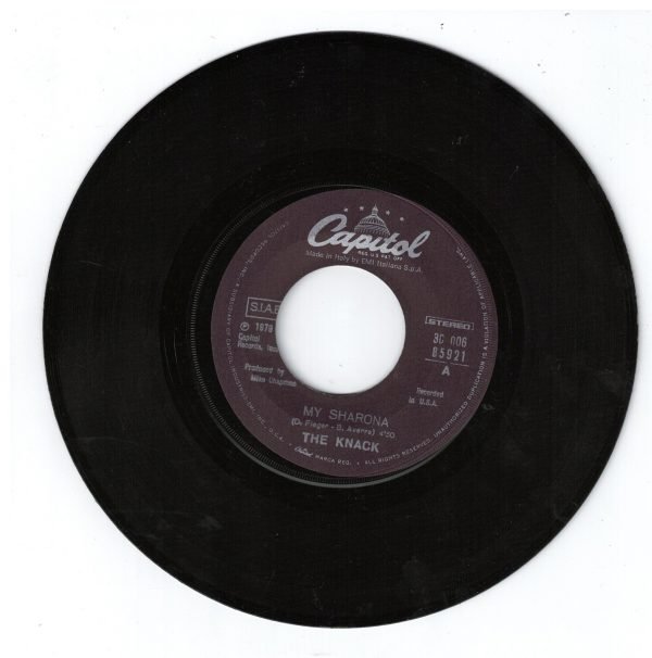 The Knack :  My Sharona (lato a);Let me out(lato b) - immagine 2