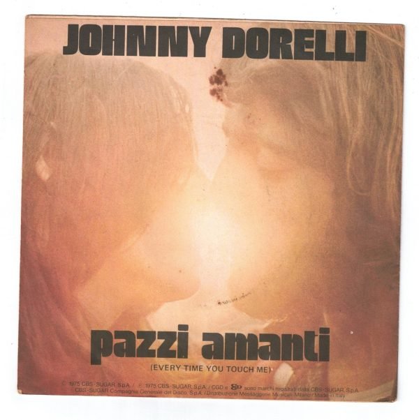 JOHNNY DORELLI: L'amore ha detto addio (lato a); Pazzi amanti (lato b) DISCO 45 GIRI - immagine 2