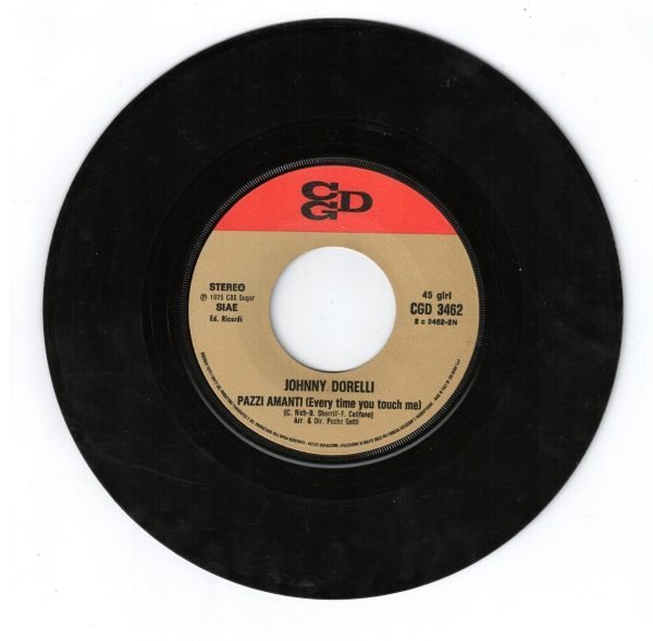 JOHNNY DORELLI: L'amore ha detto addio (lato a); Pazzi amanti (lato b) DISCO 45 GIRI - immagine 4