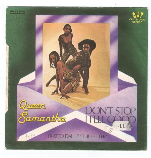 QUEEN SAMANTHA : The letter (lato a); Don't stop I feel good (lato b) DISCO 45 GIRI - immagine 2