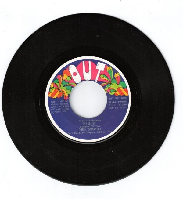 QUEEN SAMANTHA : The letter (lato a); Don't stop I feel good (lato b) DISCO 45 GIRI - immagine 3