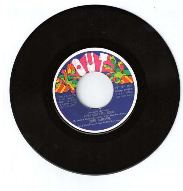 QUEEN SAMANTHA : The letter (lato a); Don't stop I feel good (lato b) DISCO 45 GIRI - immagine 4