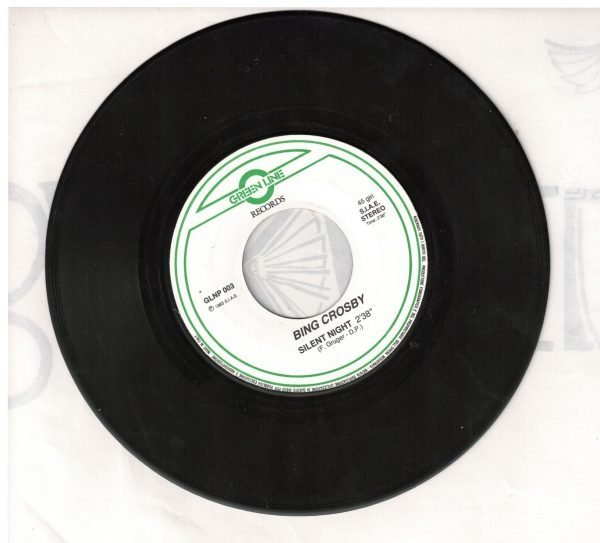 White Christmas (lato a); Silent night (lato b). Original version 45 giri - immagine 4