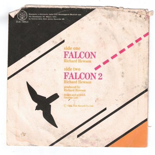 RAH BAND: Falcon (lato a); Falcon 2 (lato b) DISCO 45 GIRI - immagine 2
