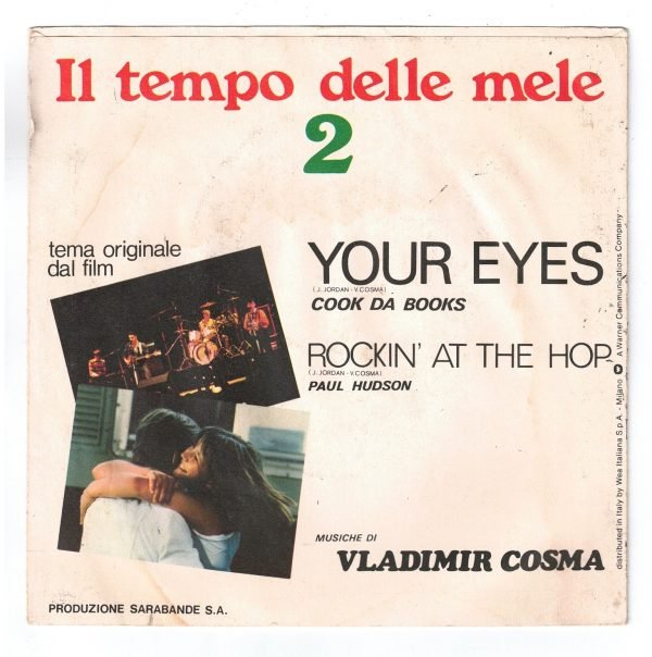 Your Eyes (lato a); Rockin’ at the hop (lato b) 45 giri - immagine 2