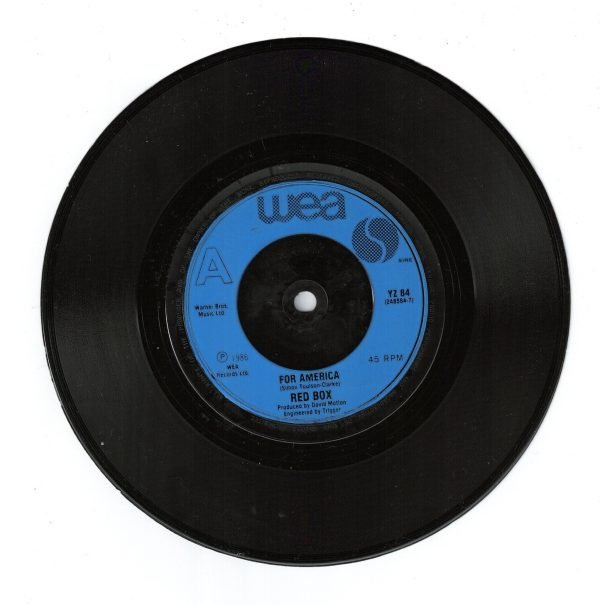 RED BOX : For America (lato a); R'n A(lato b) DISCO 45 GIRI - immagine 3