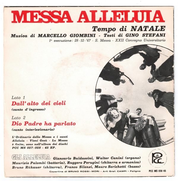Gli Alleluia : Messa Alleluia Tempo di Natale. Dall'alto dei cieli (lato a); Dio Padre ha parlato(lato b) - immagine 2