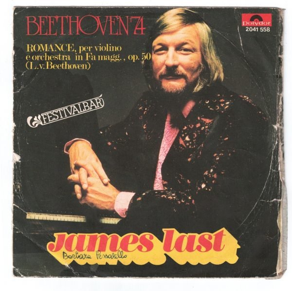 James Last: Happy Brasilia (lato a); Beethoven '74 Romance, per violino e orchestra in Fa Maggiore, op.50 (lato b) - immagine 2