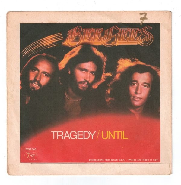 Bee Gees :    Tragedy (lato a); Until(lato b)  vinile 45 giri - immagine 2
