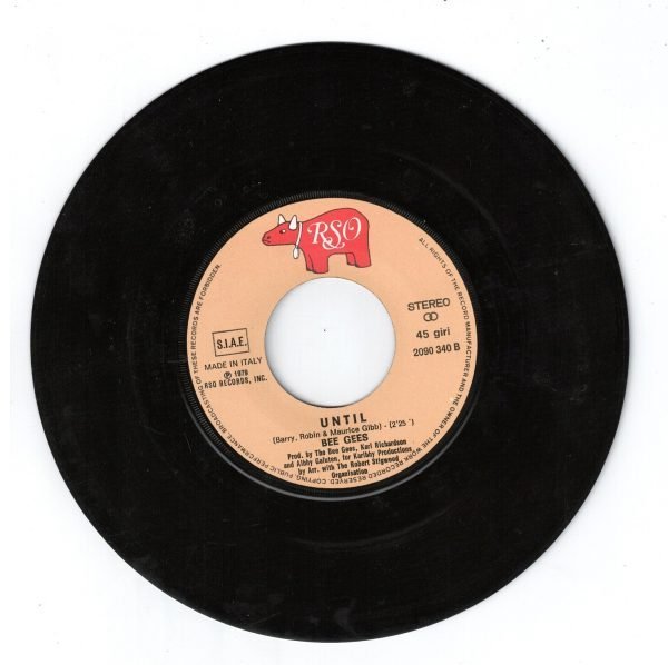 Bee Gees :    Tragedy (lato a); Until(lato b)  vinile 45 giri - immagine 4