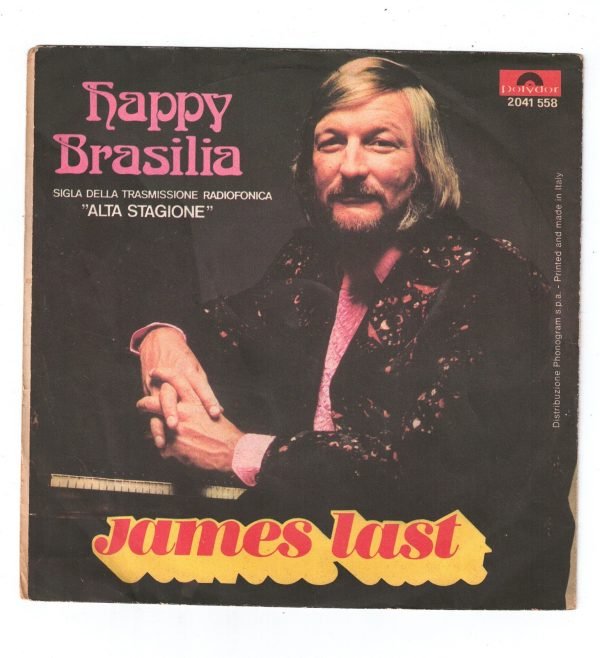 James Last : Beethoven '74 Romance, per violino e orchestra in Fa Maggiore, op.50(lato a); Happy Brasilia  (lato b) - immagine 2