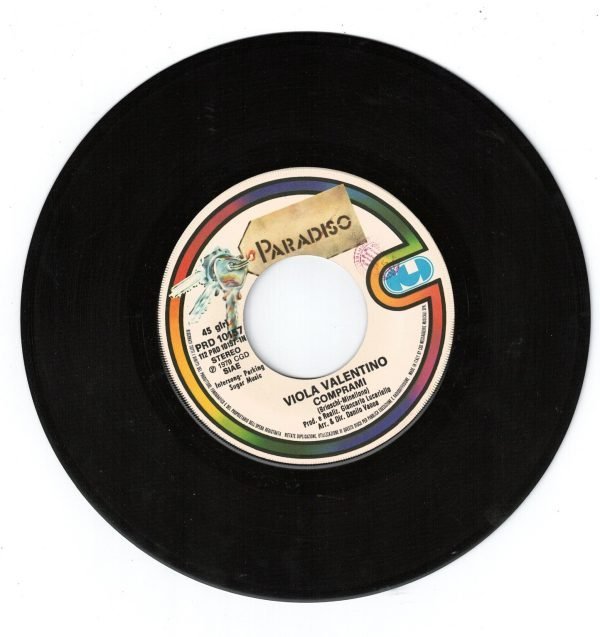 Viola Valentino - Comprami(lato a);  California(lato b)  vinile 45 giri - immagine 3
