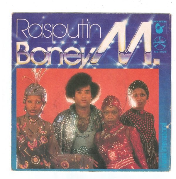 Boney M  -  Rasputin (lato a); Never change lovers in the middle of the night(lato b)  vinile 45 giri