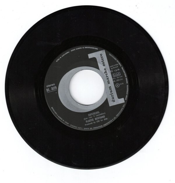 Plastic Bertrand -  Super cool(lato a);  Affection(lato b)  vinile 45 giri - immagine 3