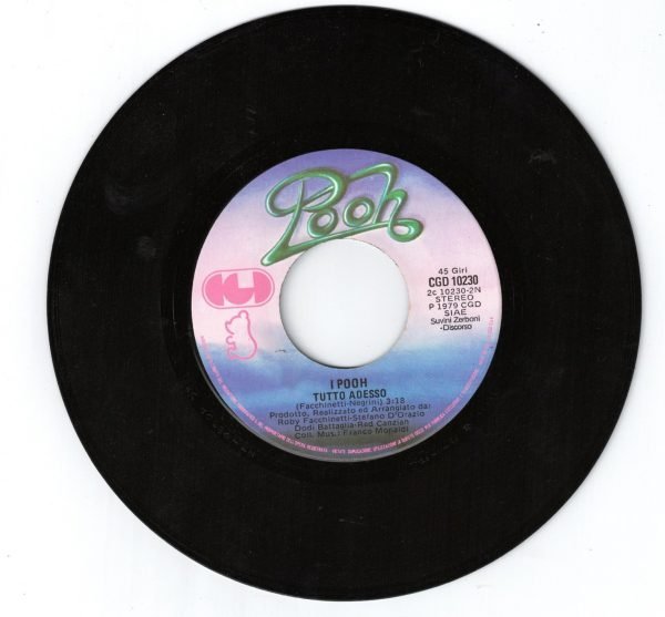 Pooh - Notte a sorpresa(lato a);  Tutto adesso(lato b)  vinile 45 giri - immagine 4