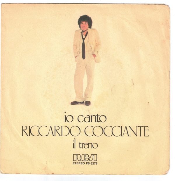 Riccardo Cocciante  Il canto(lato a);  Il treno(lato b)  vinile 45 giri