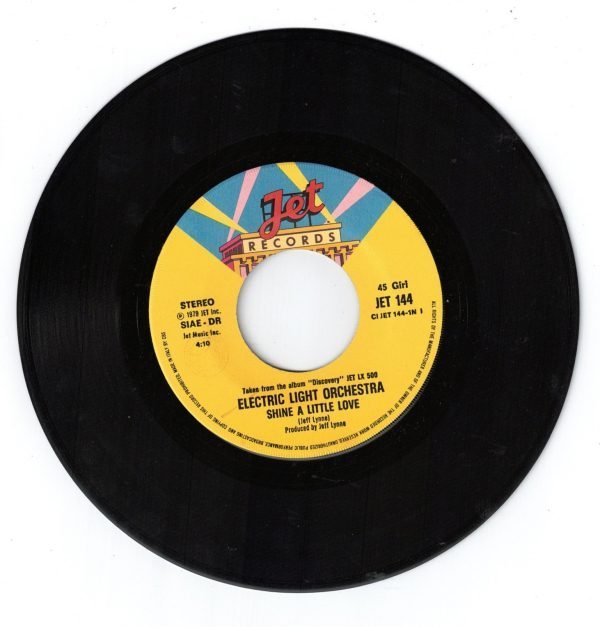 Electric Light Orchestra - Shine a little love (lato a);  Jungle(lato b)  vinile 45 giri - immagine 3