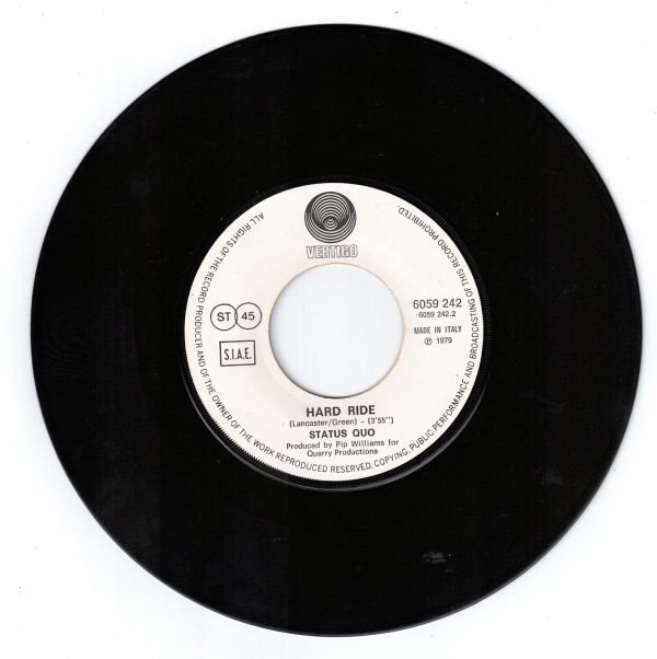 Status Quo - Whatever you want (lato a); Hard Ride (lato b) DISCO 45 GIRI - immagine 4