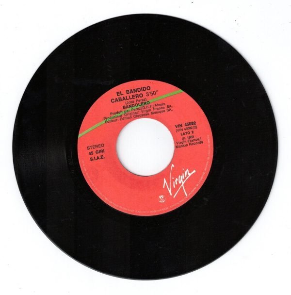 BANDOLERO : Paris Latino(lato a); El bandido Caballero(lato b) DISCO 45 GIRI - immagine 4