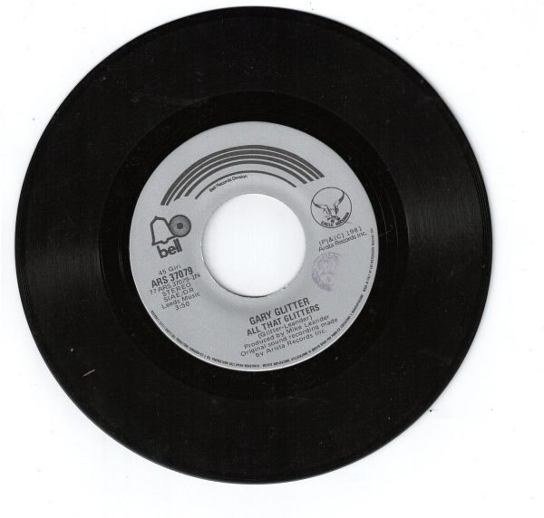 Gary Glitter - All that glitters(lato a); Reach for the sky(lato b) DISCO 45 GIRI - immagine 3