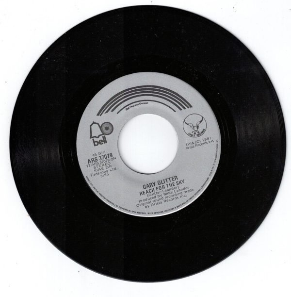 Gary Glitter - All that glitters(lato a); Reach for the sky(lato b) DISCO 45 GIRI - immagine 4
