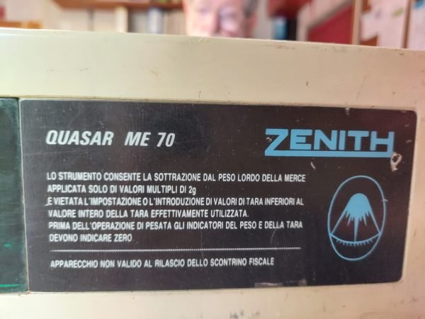 Bilancia Zenith Quasar Me 70  NON FUNZIONANTE/ DA RIPARARE - immagine 2