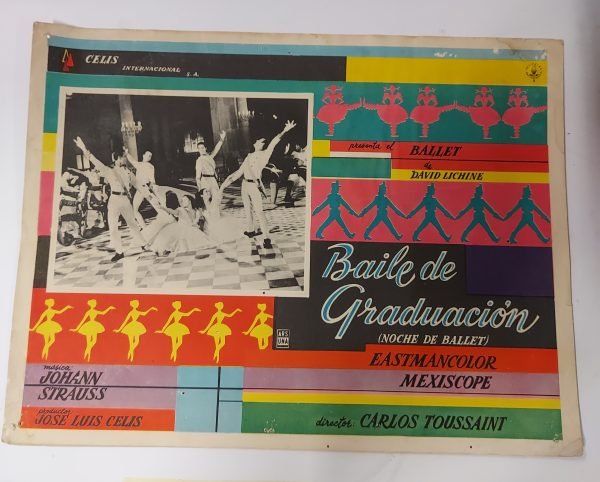 Locandina vintage   del film "Baile de Graduaciòn"