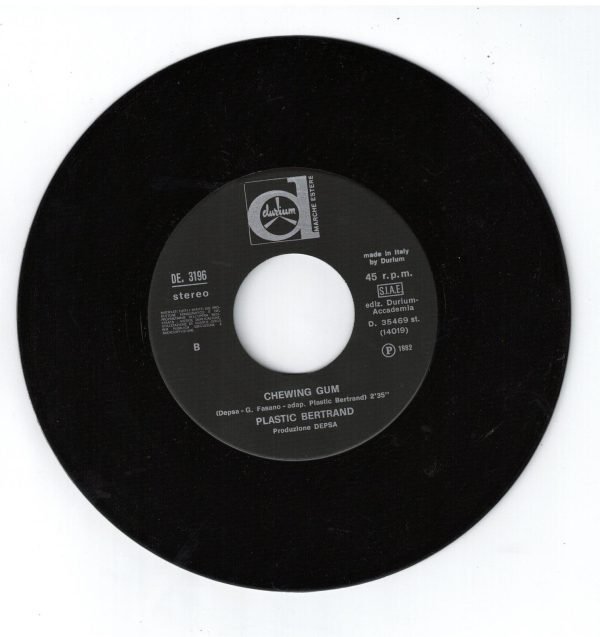 Plastic Bertrand -   Ping Pong(lato a);Chewing Gum(lato b) 45 giri - immagine 4