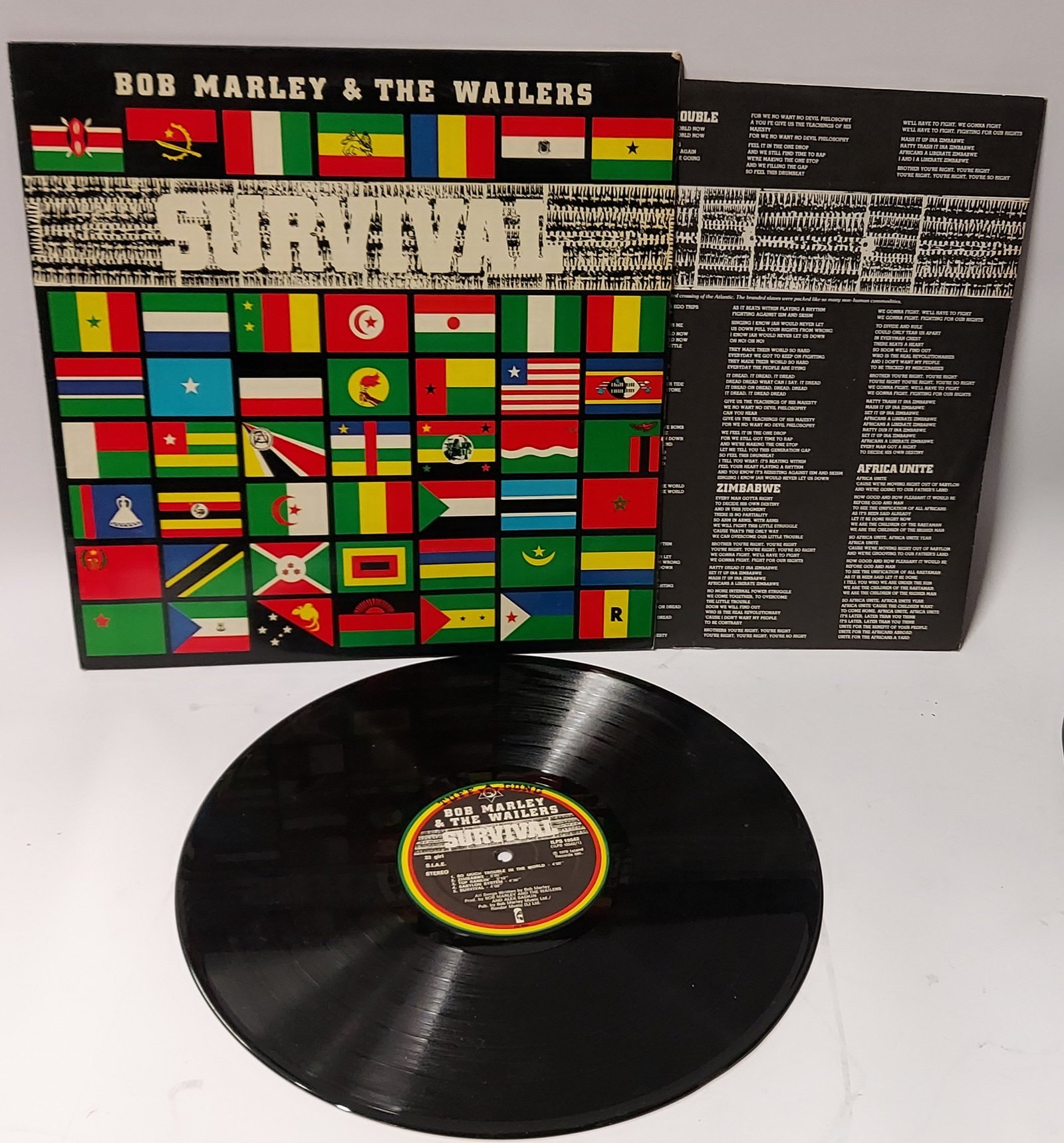 Bob Marley & The Wailers  : SURVIVAL  - 33 giri