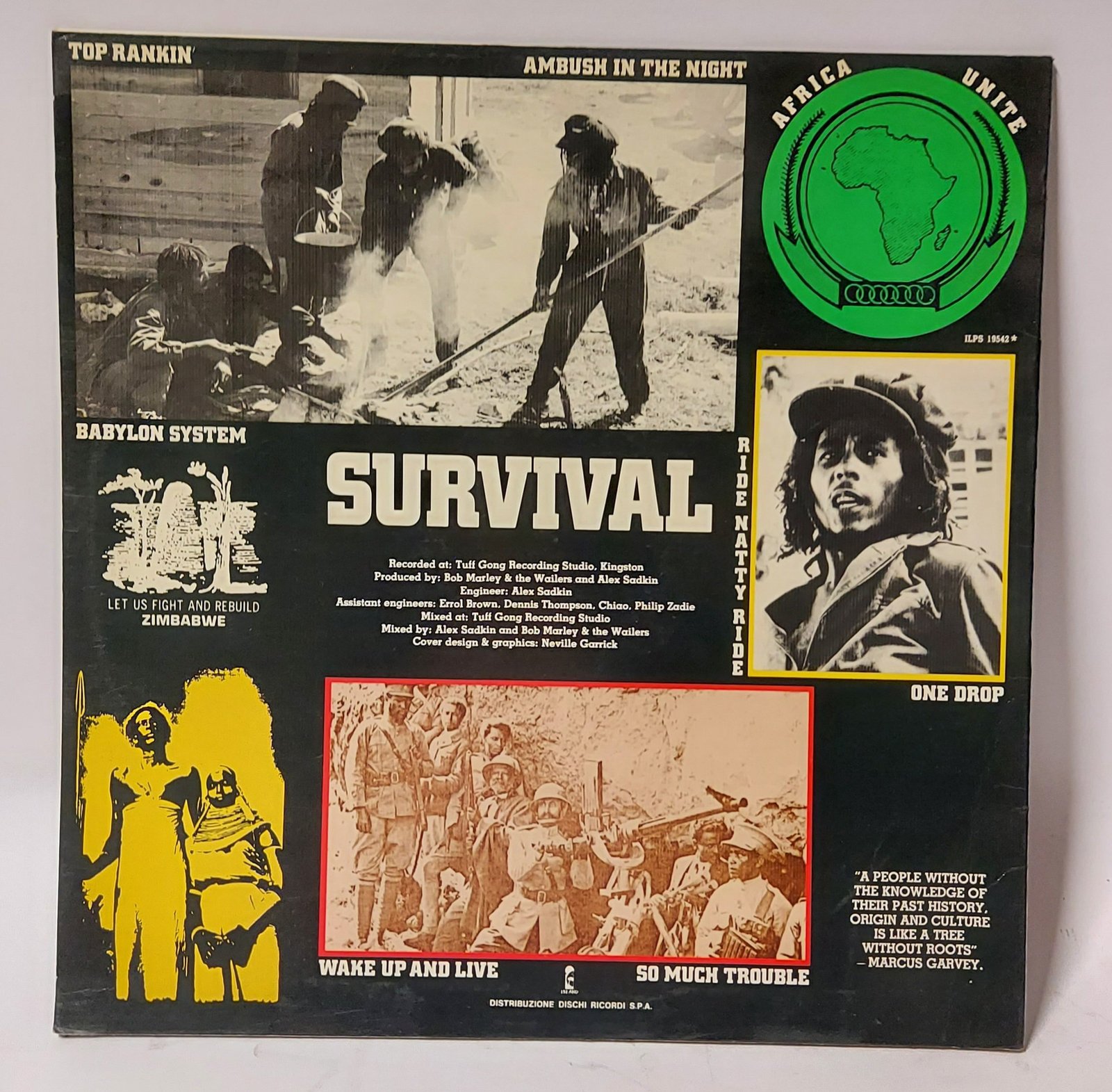 Bob Marley & The Wailers  : SURVIVAL  - 33 giri - immagine 3
