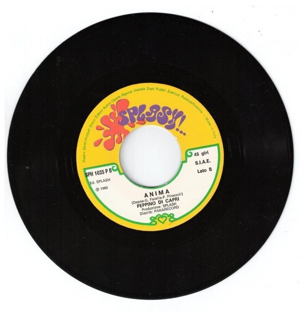 Peppino Di Capri - Tu, cioè(lato a);  Anima(lato b)  vinile 45 giri - immagine 4