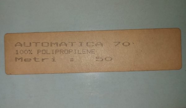 Fettuccia per tende in polipropilene - immagine 2