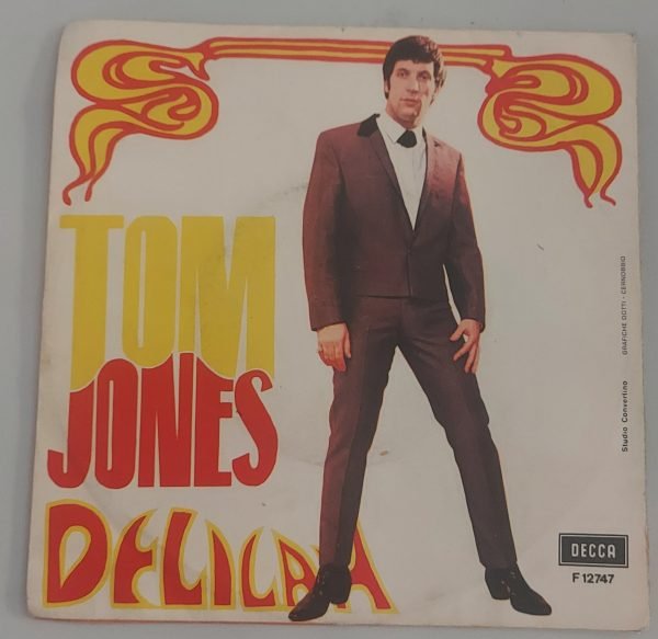 Tom Jones  Delilah(lato a); Smile(lato b)  vinile 45 giri - immagine 2
