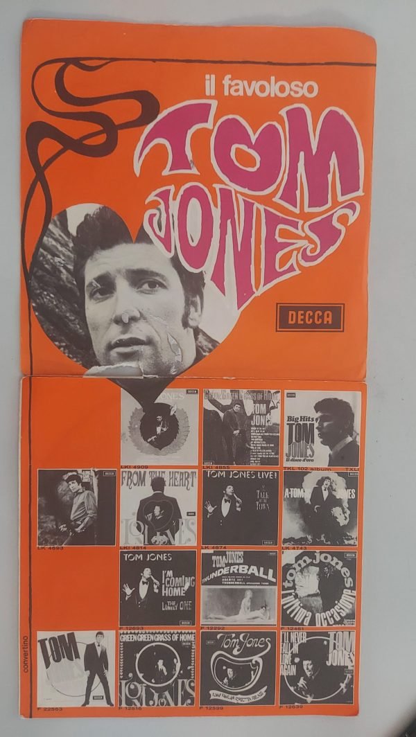 Tom Jones  Delilah(lato a); Smile(lato b)  vinile 45 giri - immagine 3