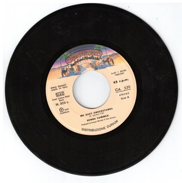 Donna Summer /Barbra Streisand  No more tears Enough is Enough(lato a); My Baby Understands(lato b) - immagine 4