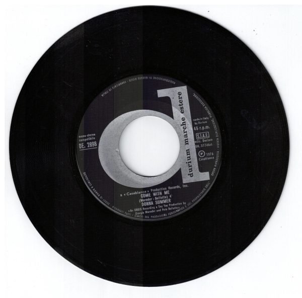 Donna Summer   Spring Affair(lato a); Come with me(lato b)  vinile 45 giri - immagine 3