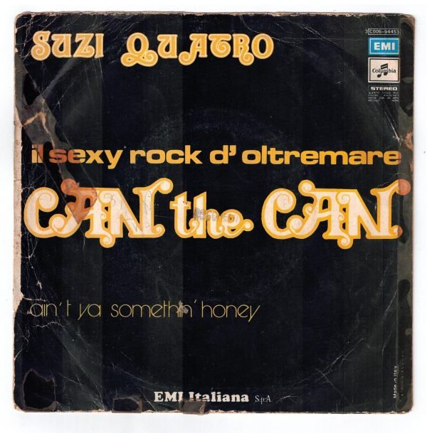 Suzi Quatro  Can the can(lato a); Ain't ya somethin' honey(lato b) 45 GIRI - immagine 2